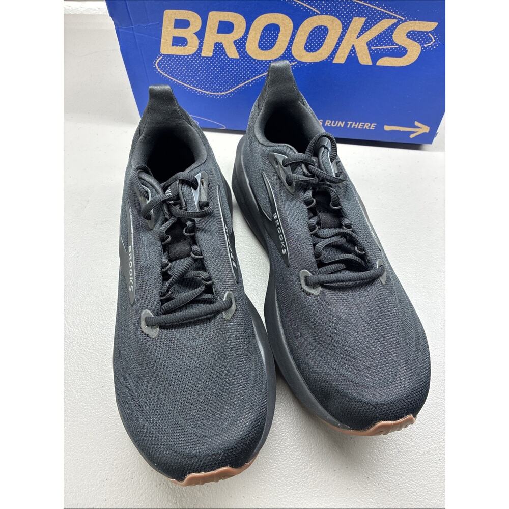 New Brooks Revel 9 Shoe Black Black Gum Women's 9.5 B 120489-1B-070 With Box - Picture 3 of 7
